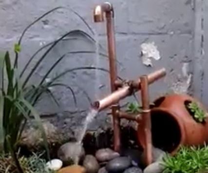 Copper Pipe Japanese Shishi-odoshi Fountain