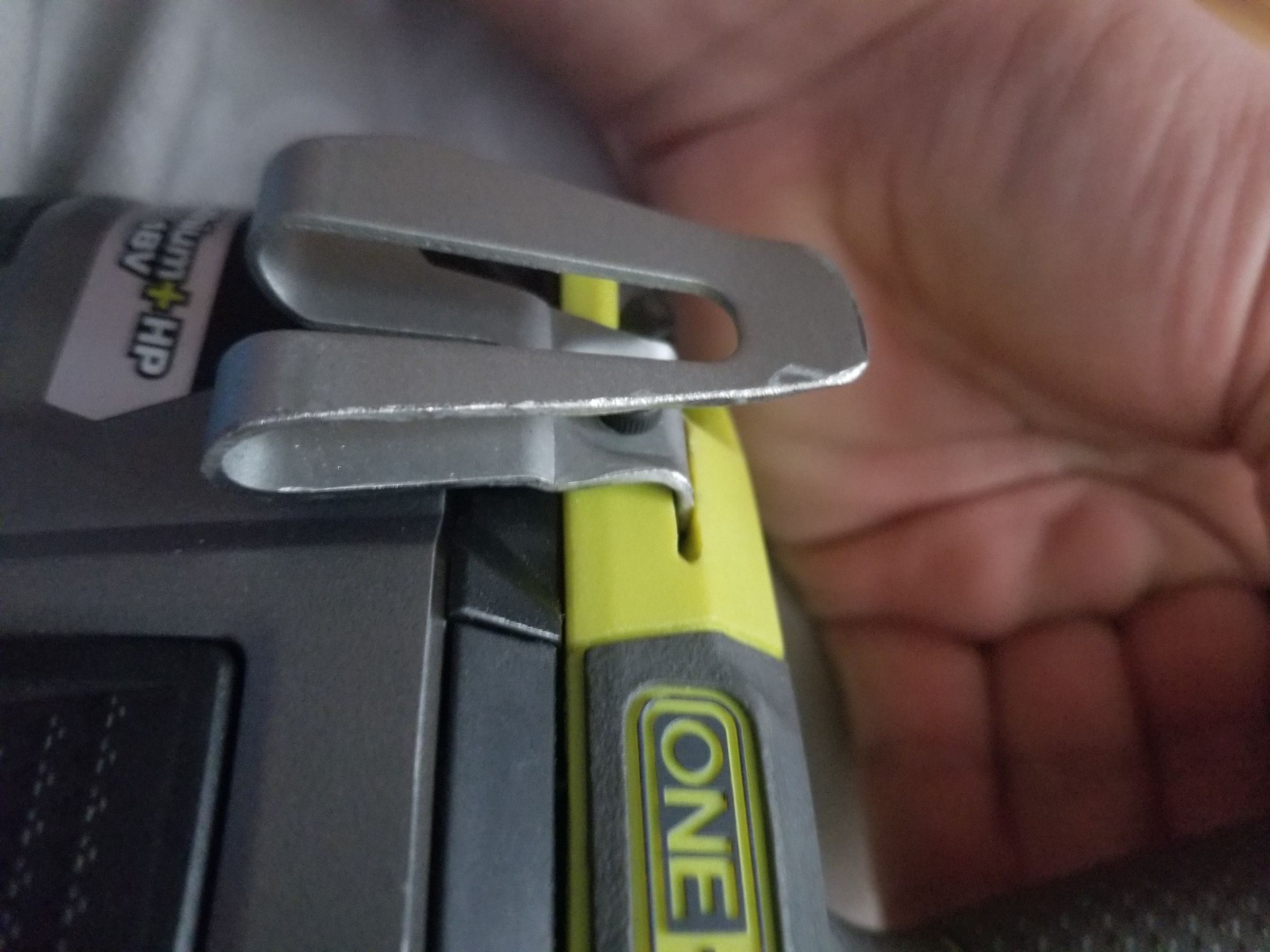 RYOBI Drill / Driver Belt Clip 11 Steps (with Pictures) Instructables