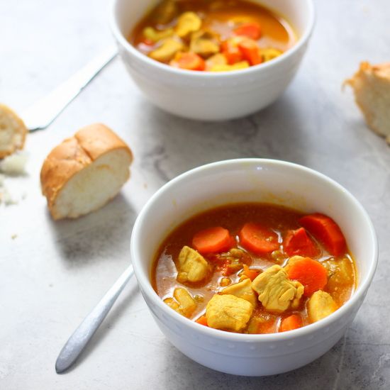 Carrot and Tomato Chicken Stew
