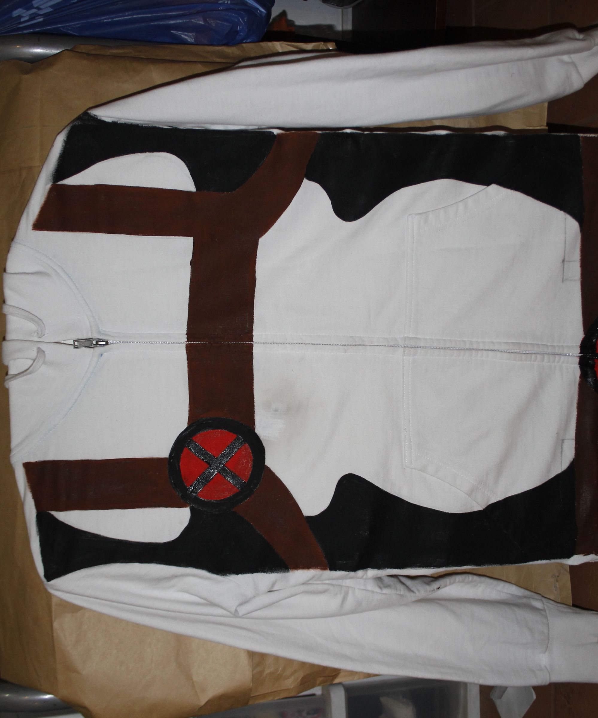 Hand Painted Hoodie Sweatshirt