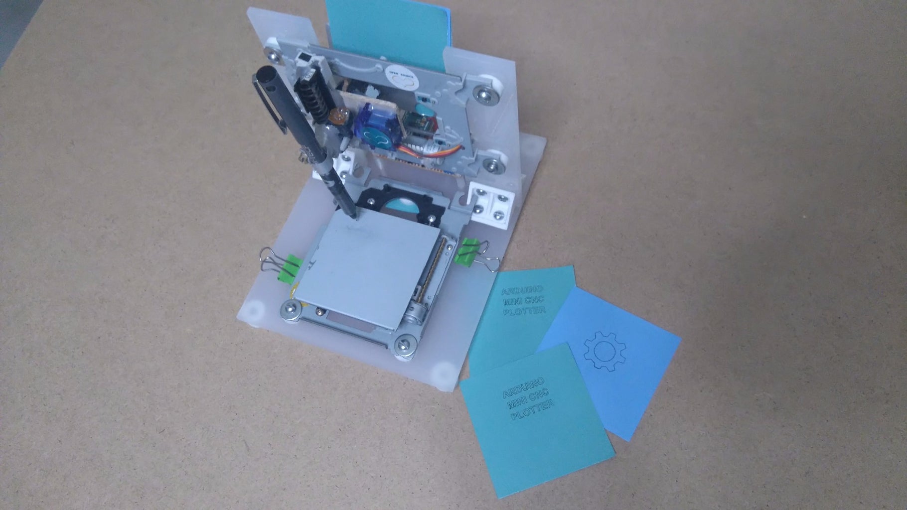 Arduino Mini CNC Plotter Machine From Dvd Drives : 10 Steps (with ...