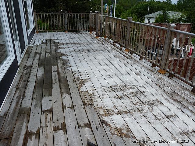Clean Deck - How to Clean Deck With Wood Cleaner and Pressure Washer