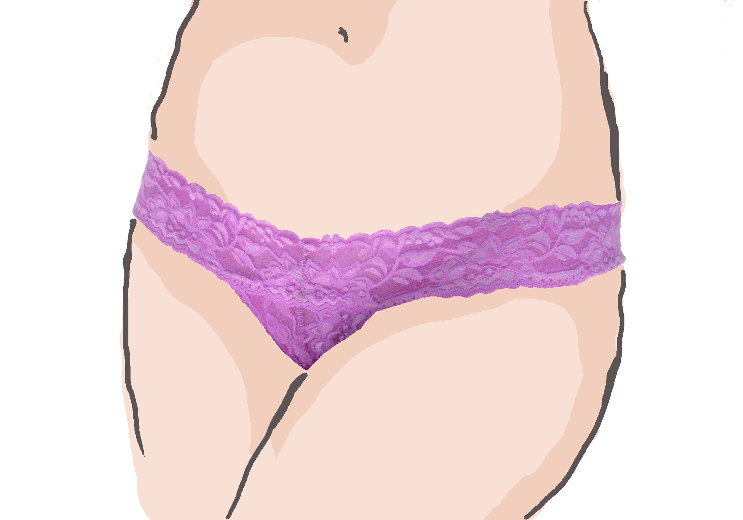 DIY Lace Thongs