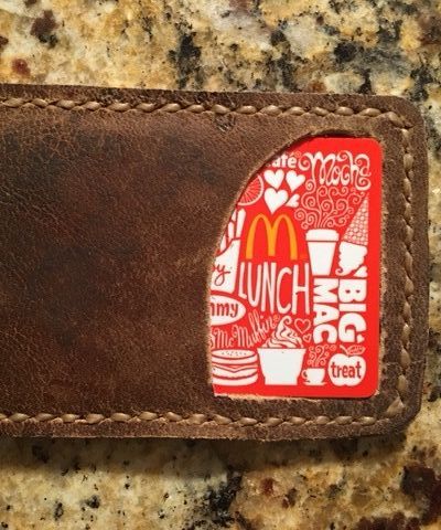 Baseball Glove Card Wallet