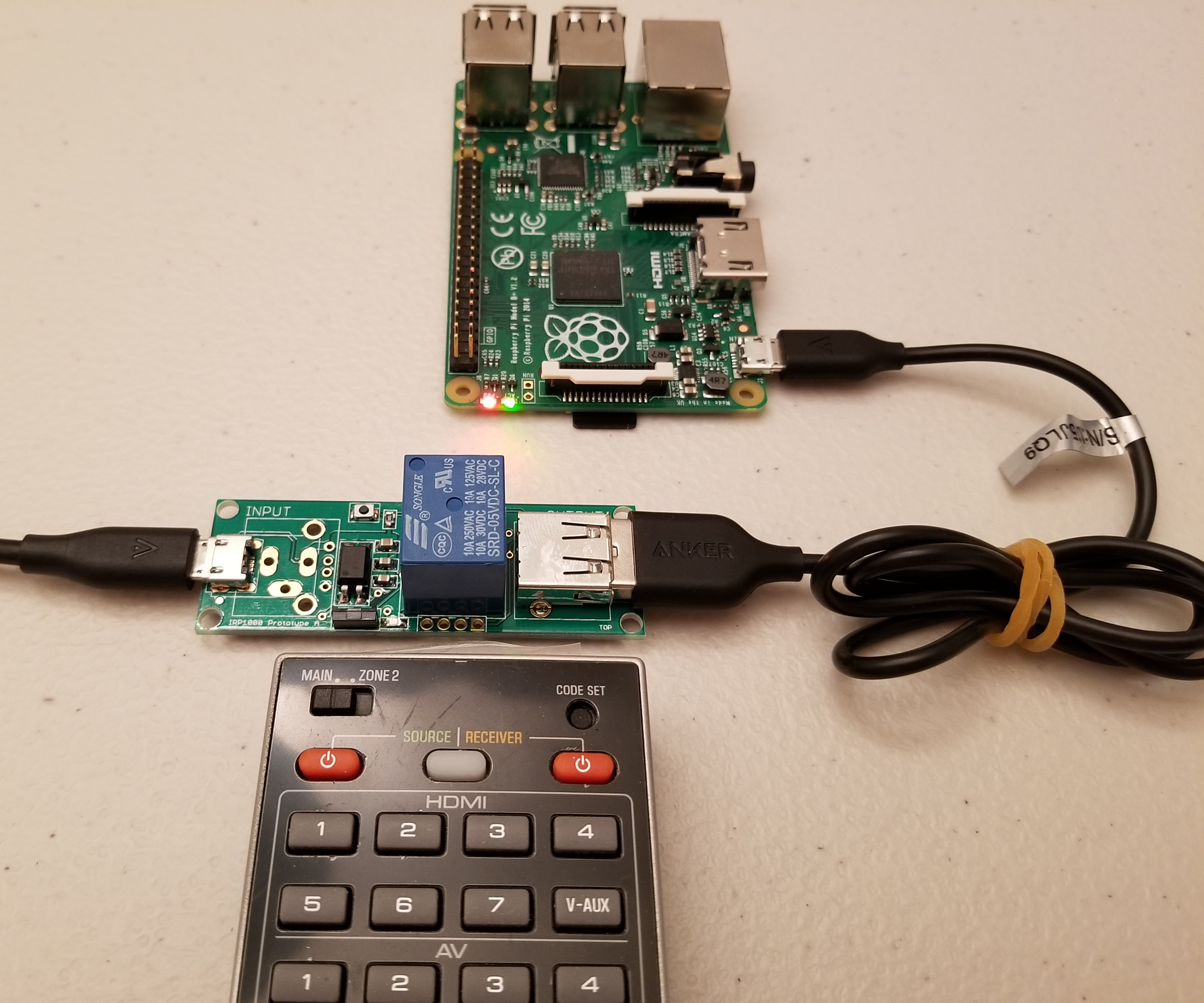 Raspberry Pi Turn On/Off With Any Remote Control