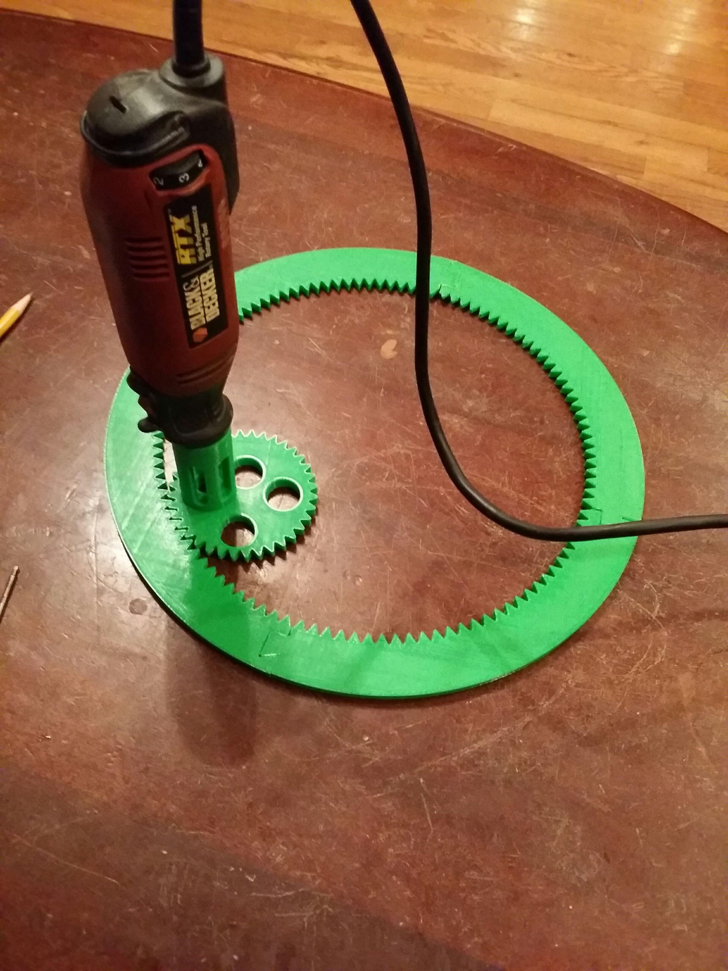 3D Printed Dremel Spirograph