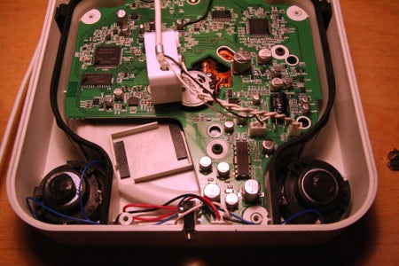 Adding an Audio Jack to a MUJI Wall CD Player
