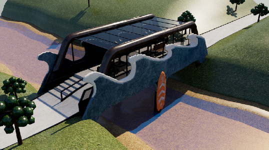 Wave Bridge (Wheelchair Accessible)