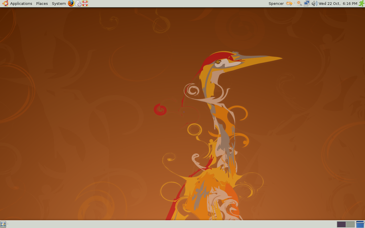 How to Get a Diffrent Desktop Backround on Ubuntu 8.04