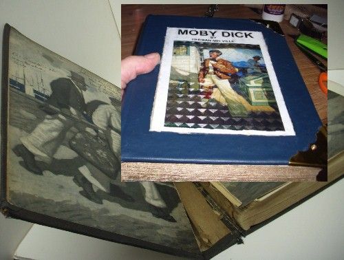 Repair an Old Classic Book (rebinding).