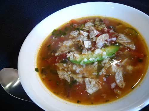 Vegetarian Tortilla Soup