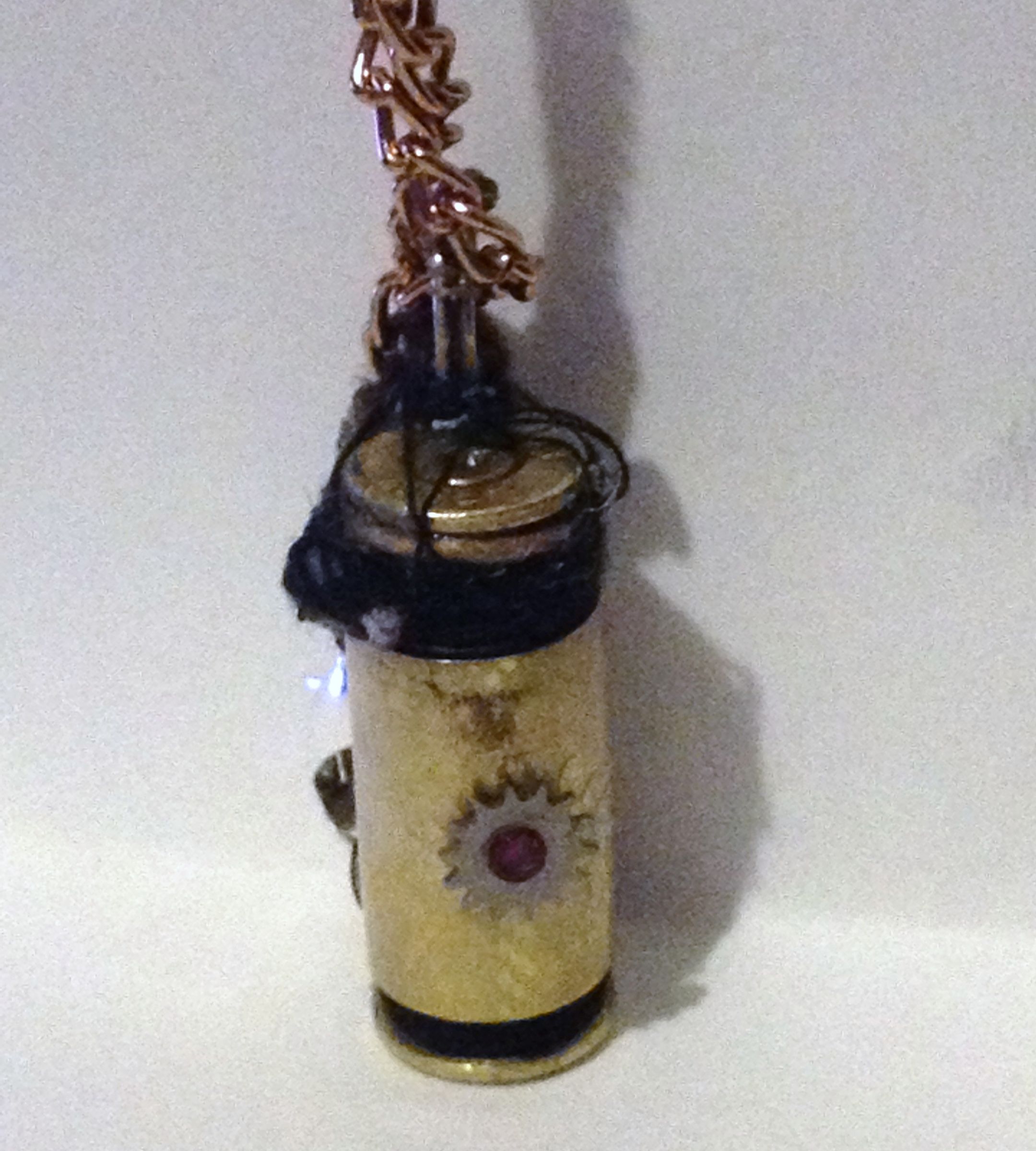 Steampunk militia mans wish locket