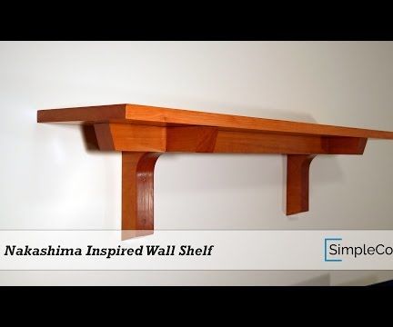 Nakashima Style Wall Shelf