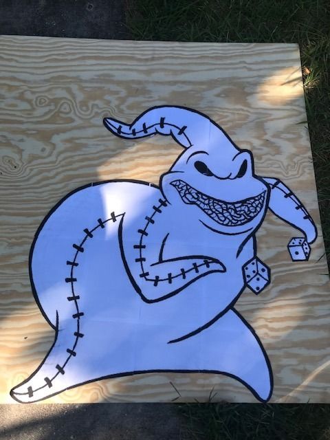 Oogie Boogie Nightmare Before Christmas Pumpkin Stencil