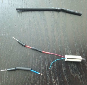 Soldering the Motor to Breadboard Wire