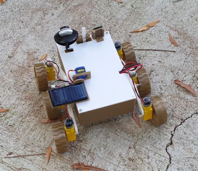 Cardboard Moon Rover
