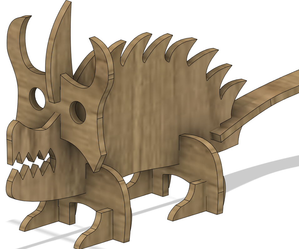 Press Fit Kit Infantil Monstruo De Madera