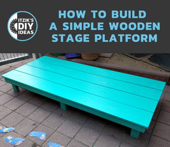 Simple Wooden Stage Platform for Kids DIY : 10 Steps (with Pictures ...