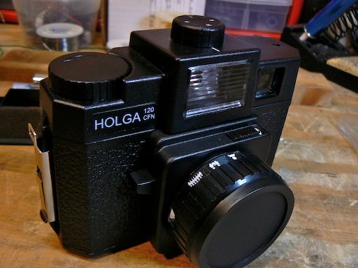 Holga Repair and Aperture Modificaiton