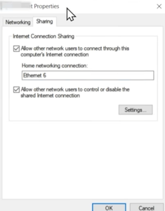 Ethernet Settings