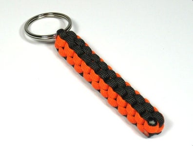 Paracord Box Knot Keychain