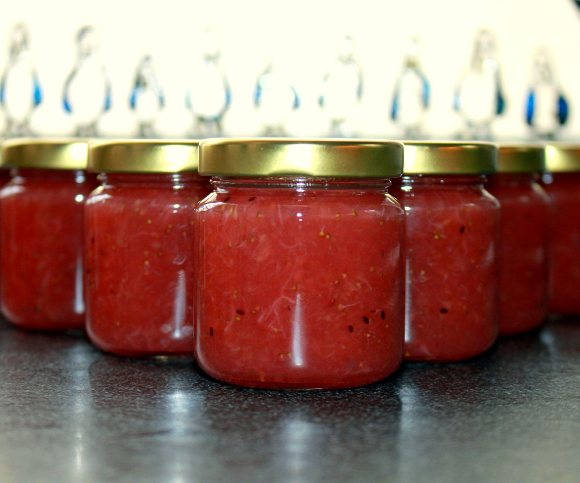 Strawberry-Kiwi-Whiskey Jam