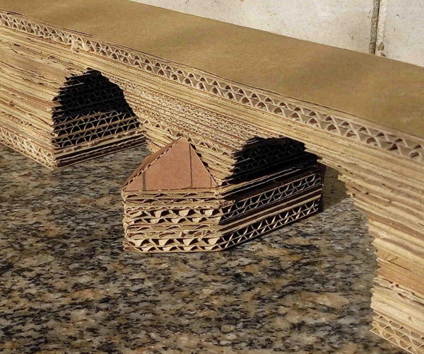 Layered Cardboard Gaming Terrain