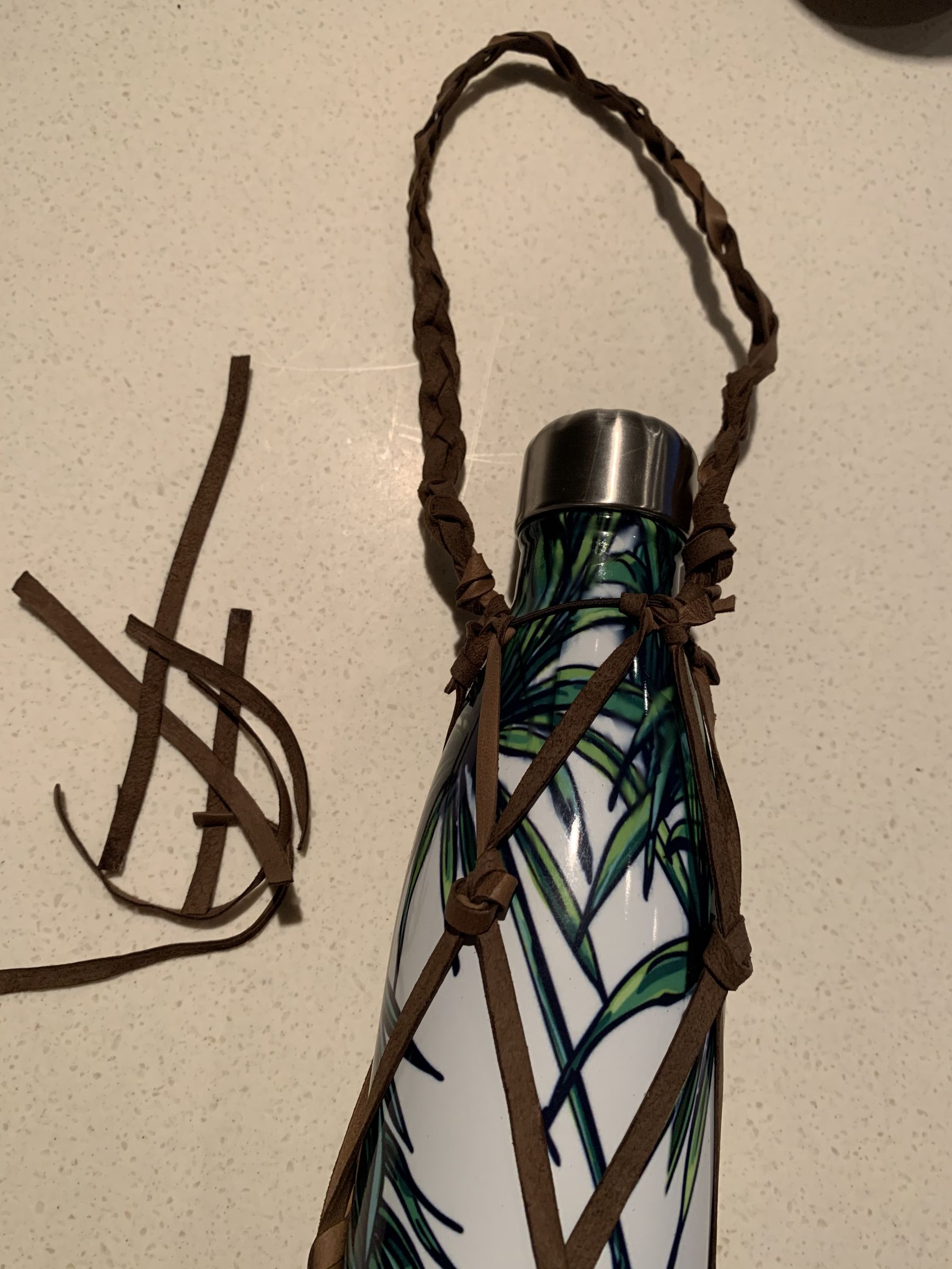 Hipster Water Bottle Holder 10 Steps Instructables