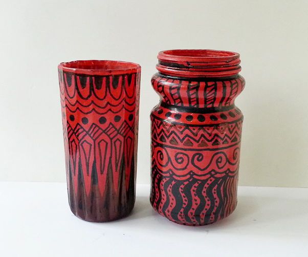 DIY Artistic Vase