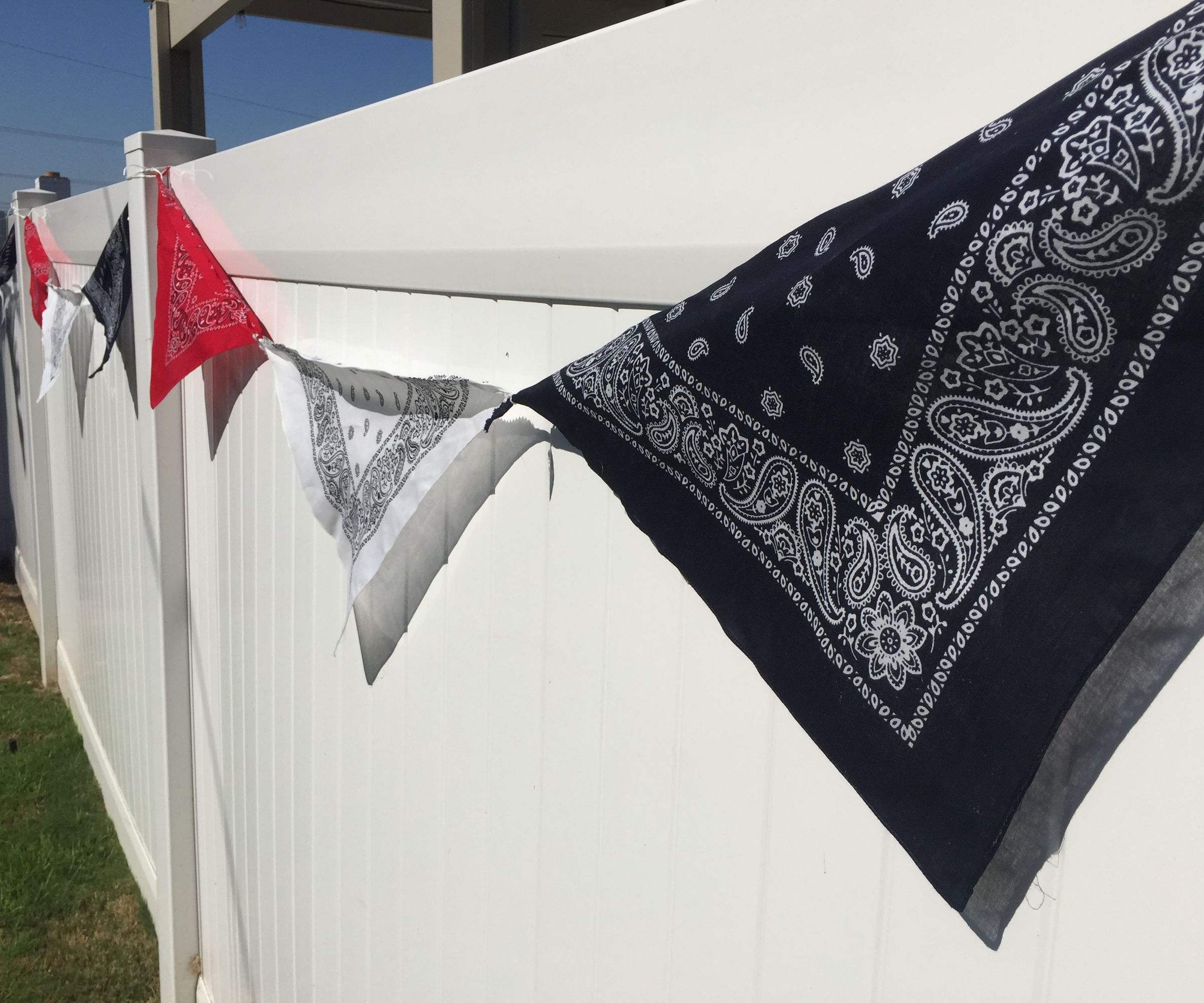 Red White & Blue Bandanna Bunting