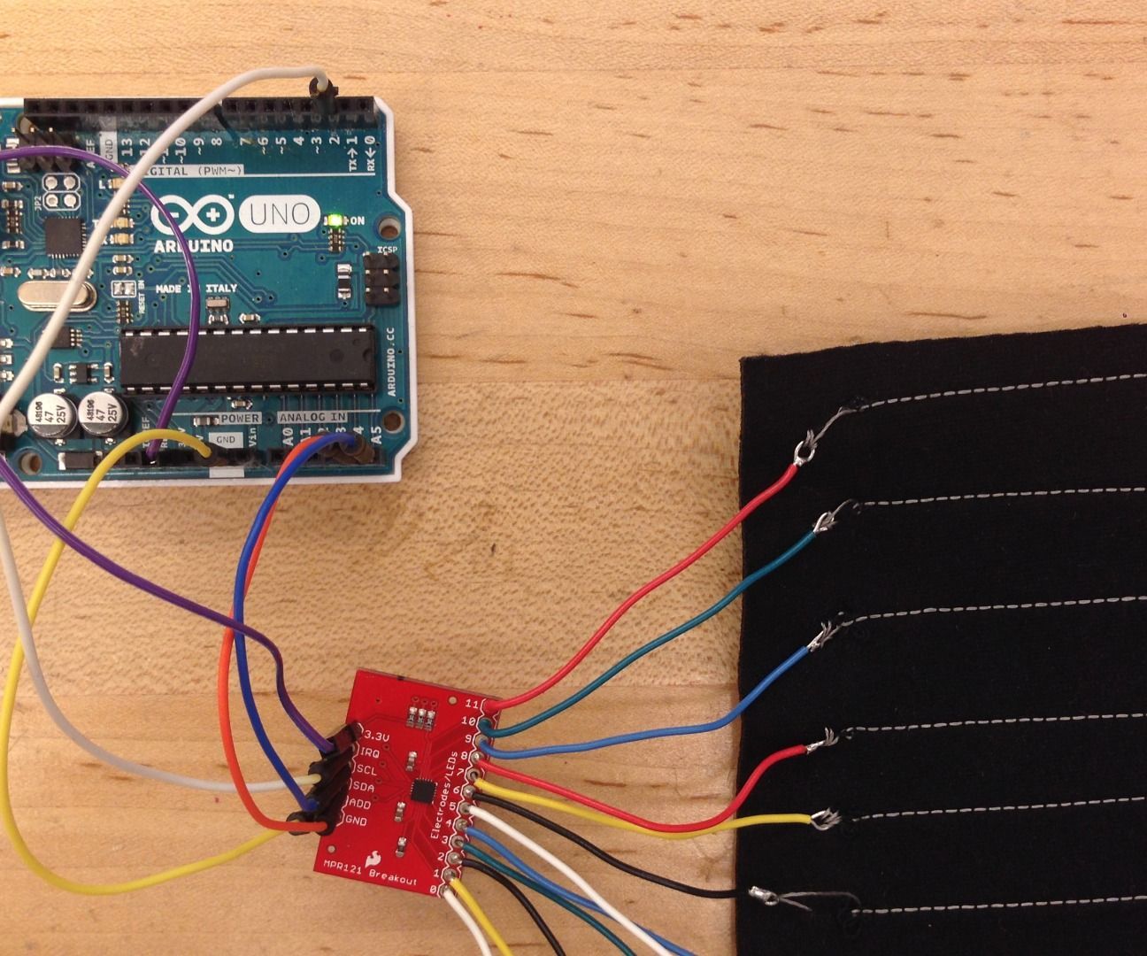 Conductive Thread Touch Sensor