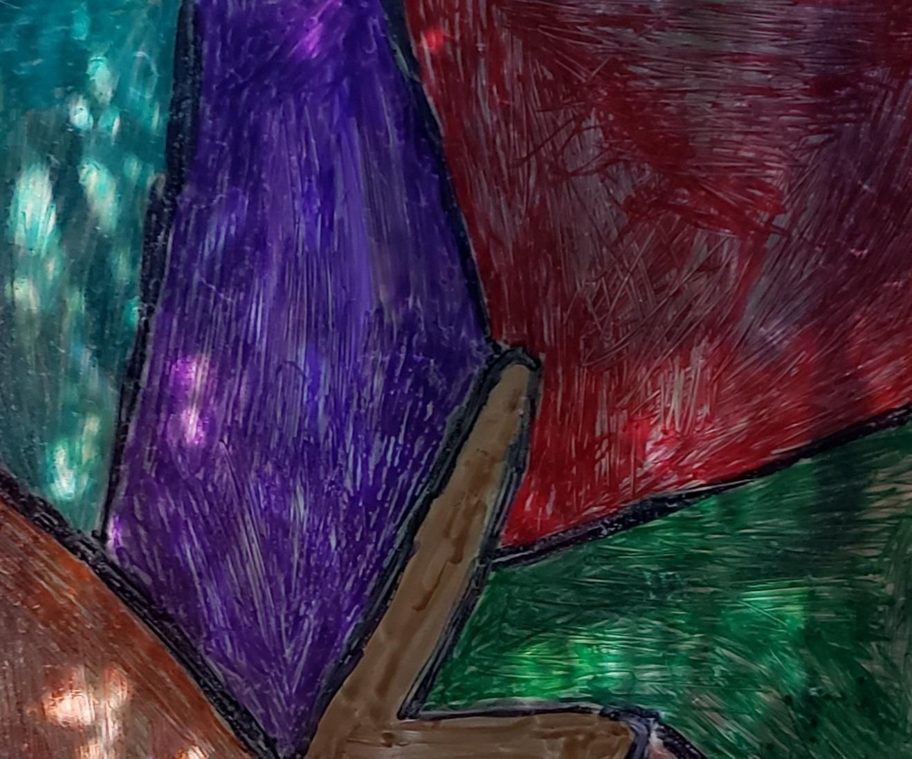 Using Recycled Plastic to Make "Stained Glass"