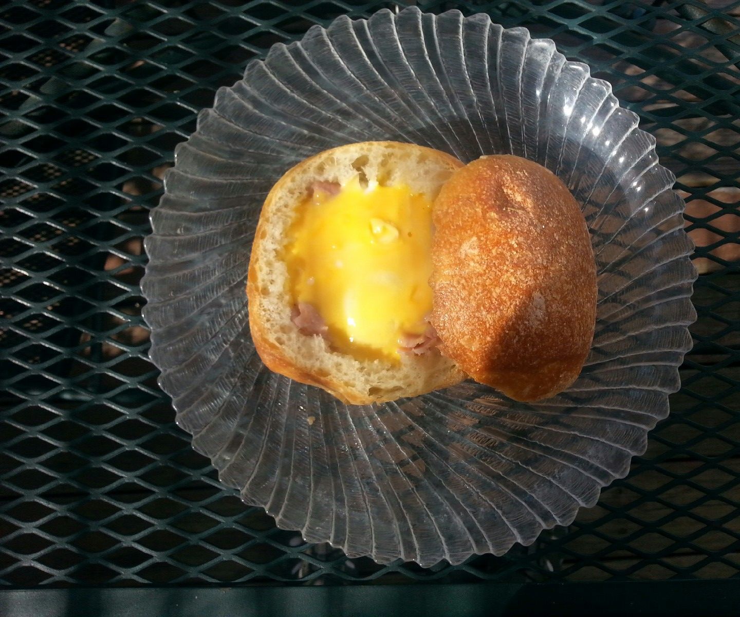 Campfire Ham, Egg & Cheese Bread Bowl