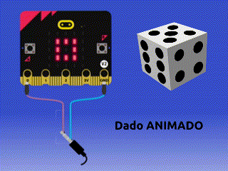 Dado Virtual Animado MICRO:BIT