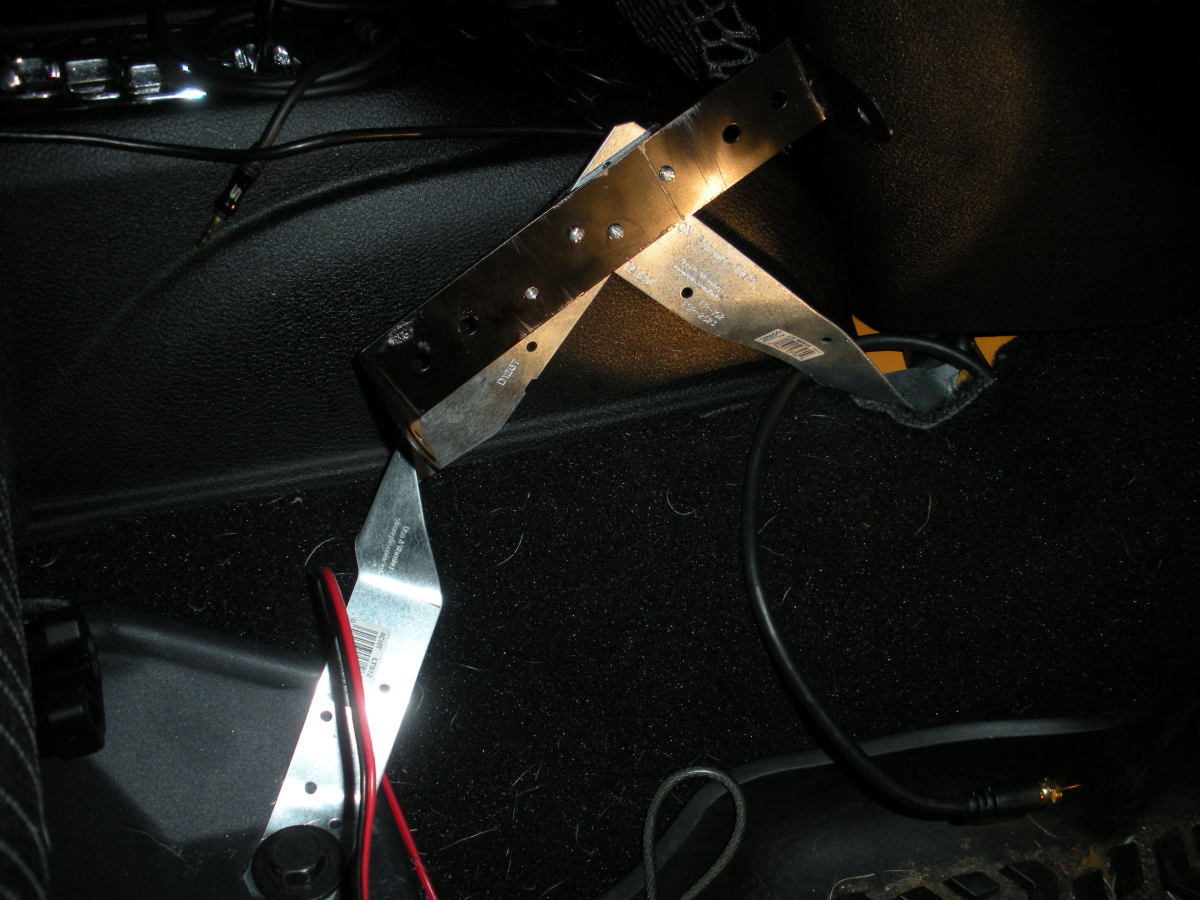 Jeep JK Drill-less CB Mount - Cheap & Easy