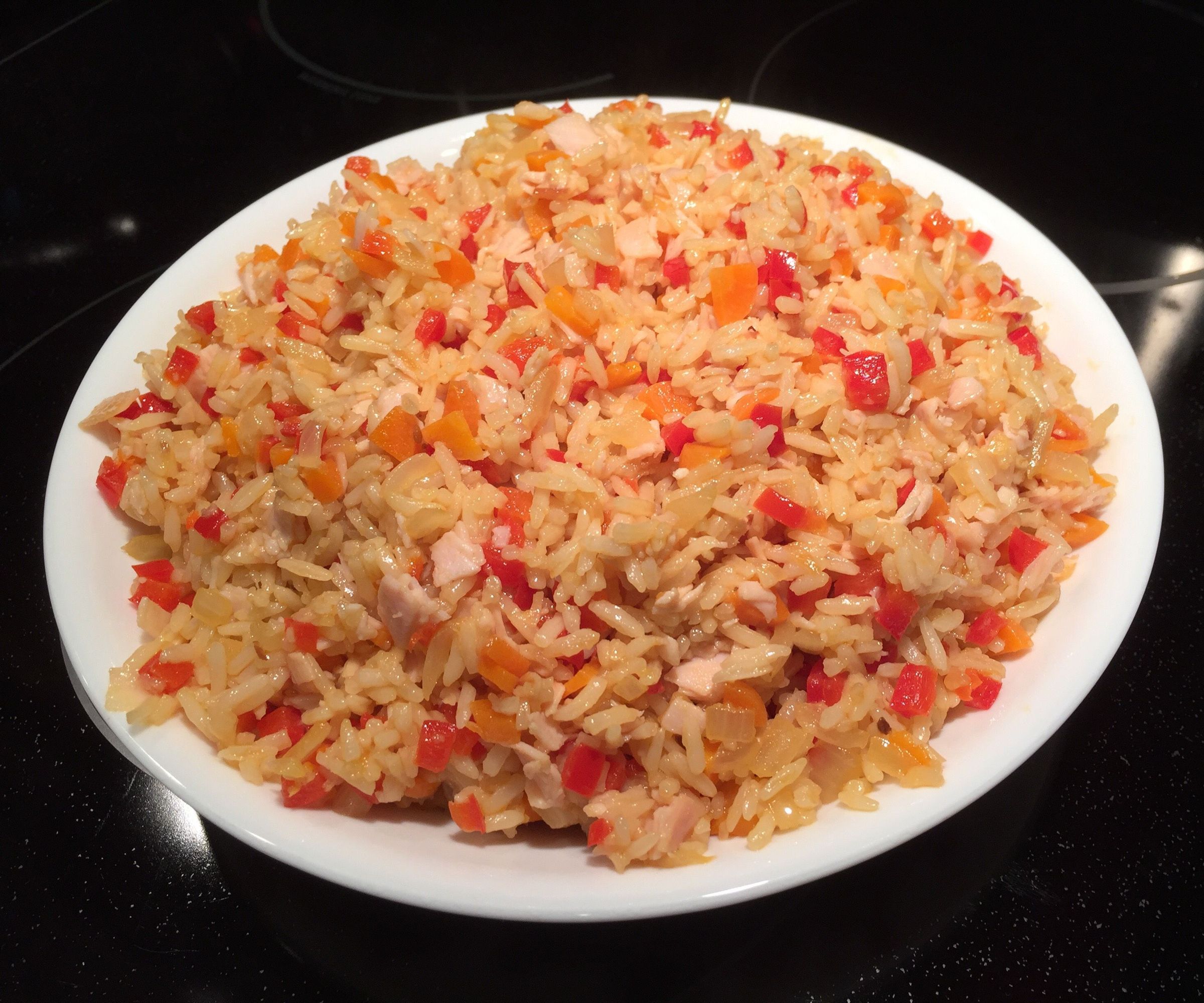 Savory Jasmine Rice & Bell Pepper