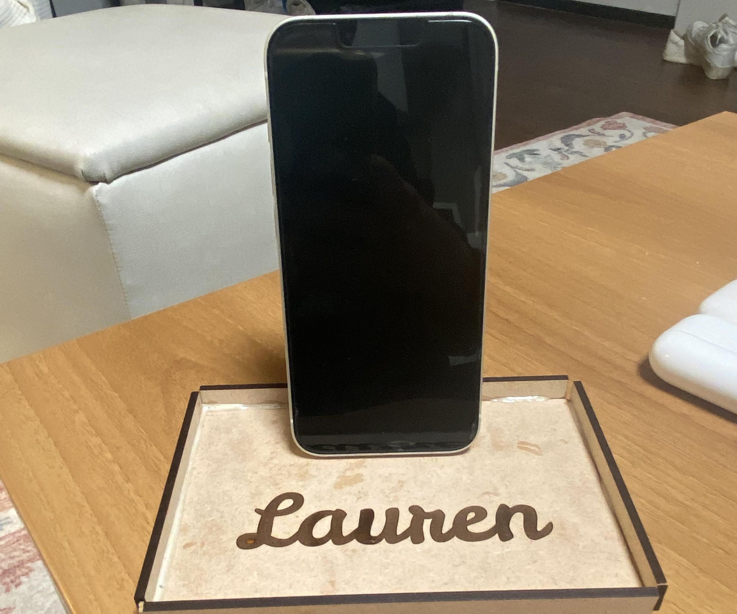 Phone Accessory Plate for Organization and Decoration