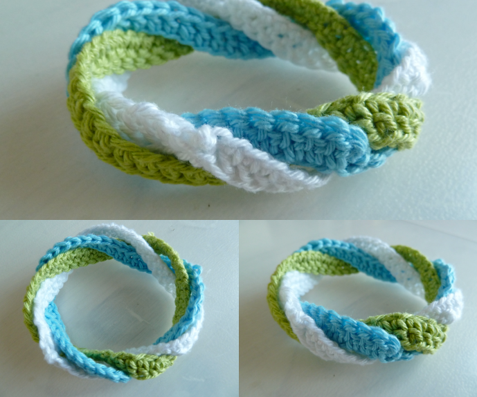 Infinite Circles Crochet Bracelet