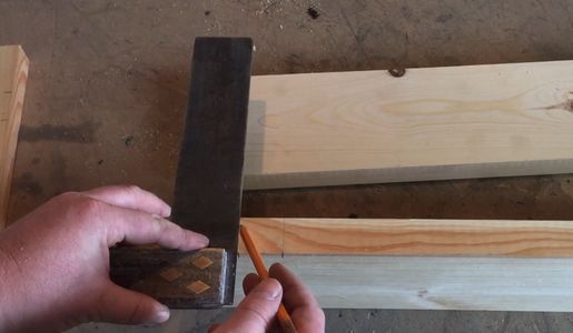 Marking for Dowels.
