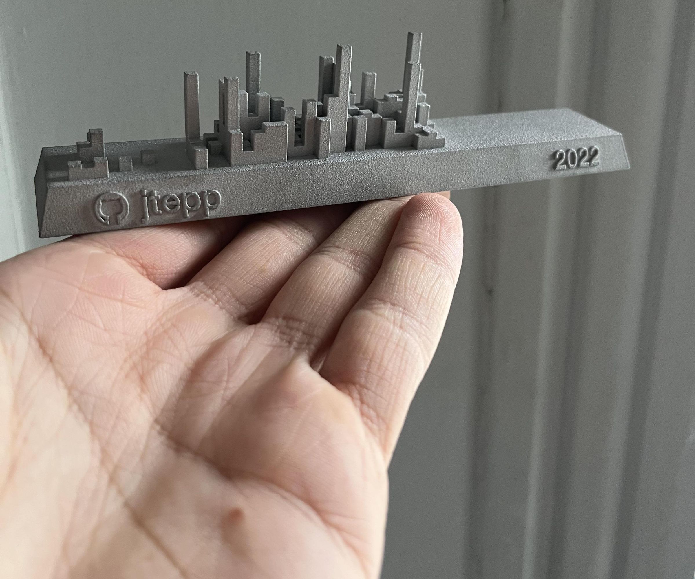 GitHub Contribution Graph Desk Ornament