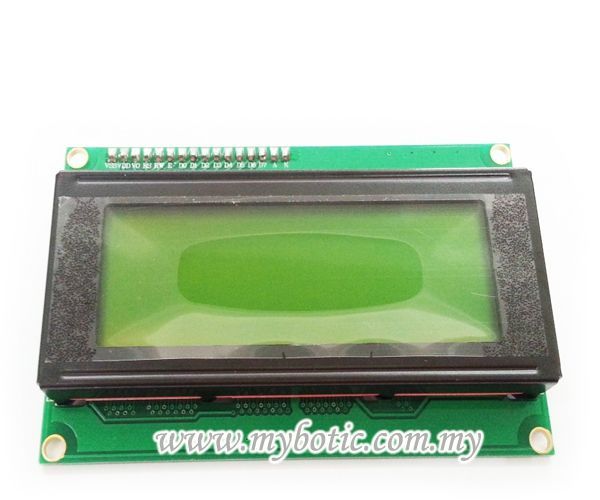 How to Use I2C Serial LCD 20X4 (Yellow Backlight)