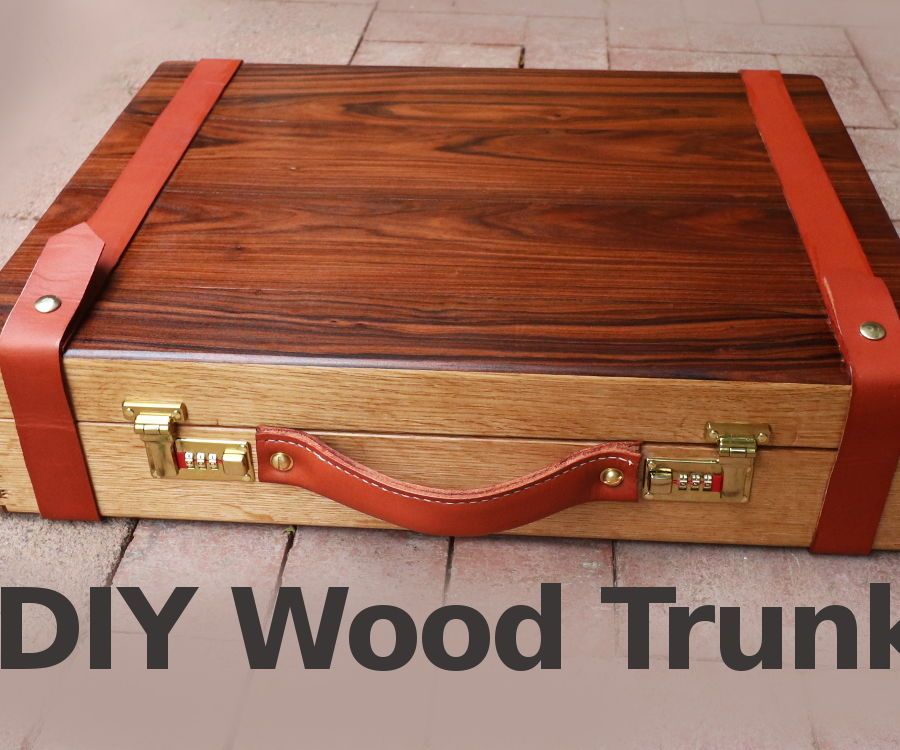 Awesome Wooden Trunk W/ Rosewood for Camera Gear