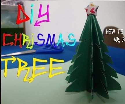 How to Make a Christmas Tree From Paper 