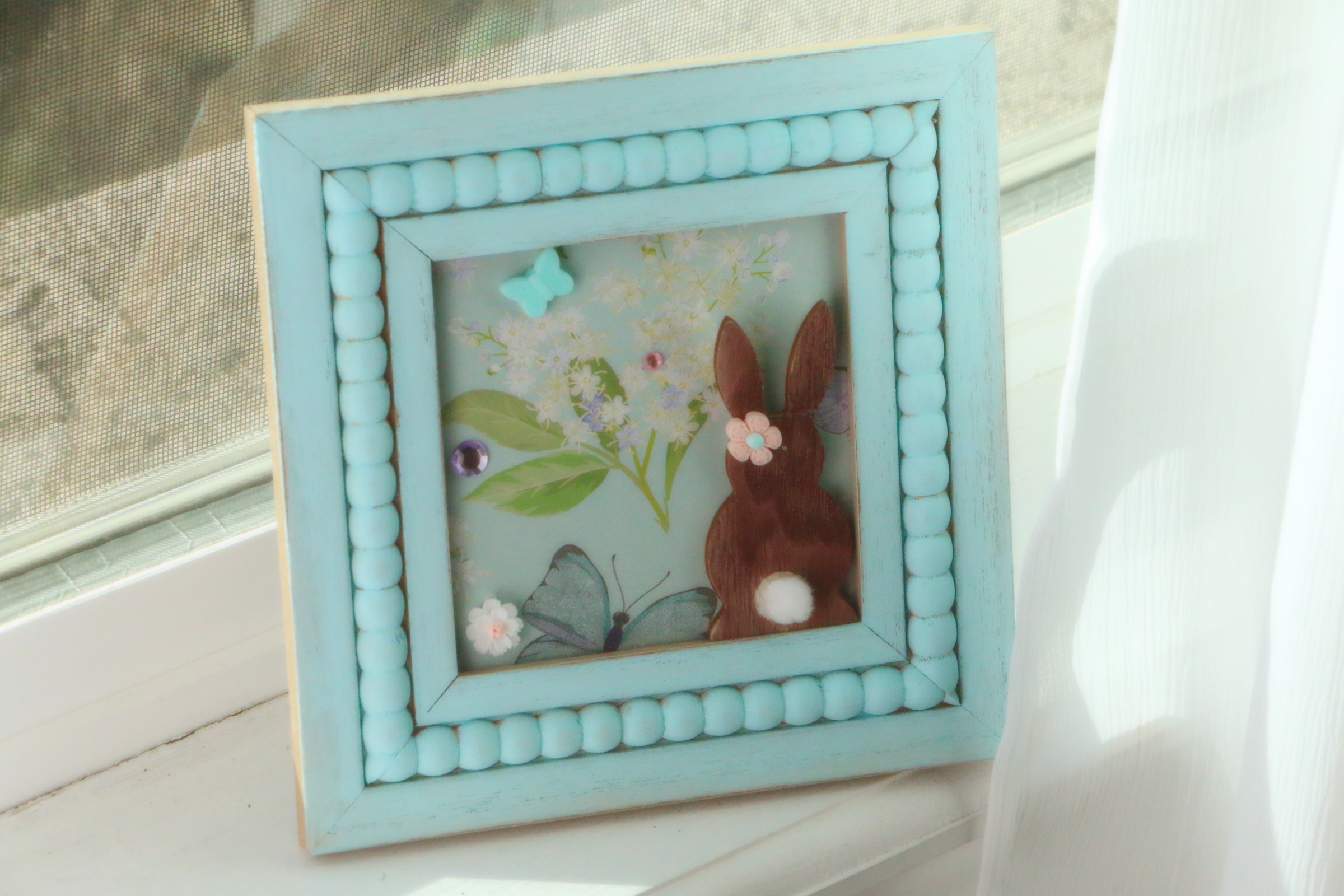 Cute Spring Decor: DIY Dollar Tree Frame