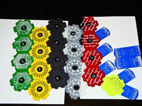 Paint on acrylic laser etched Settlers of Catan game