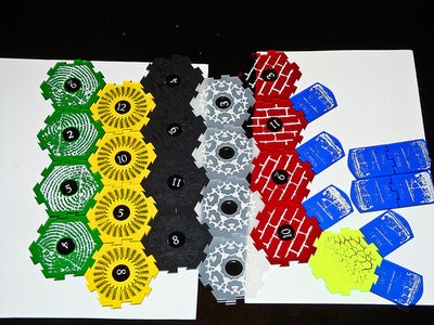 Paint on Acrylic Laser Etched Settlers of Catan Game