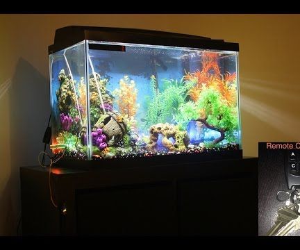 Remote Controlled Colorful LED Lights for Aquarium
