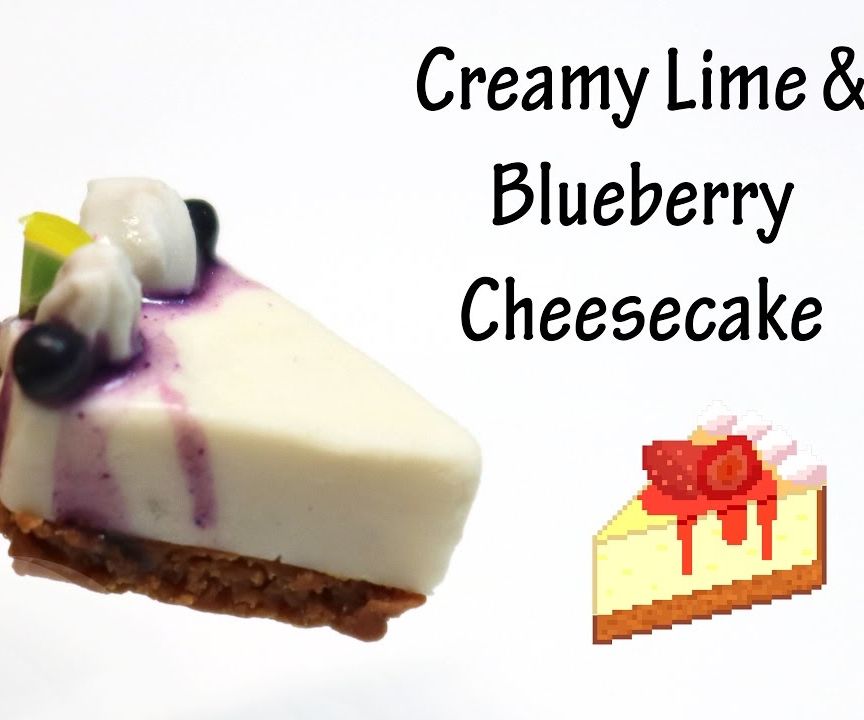 Tutorial: DIY Creamy Lime and Blueberry Cheesecake Charm - FIMO, Polymer Clay