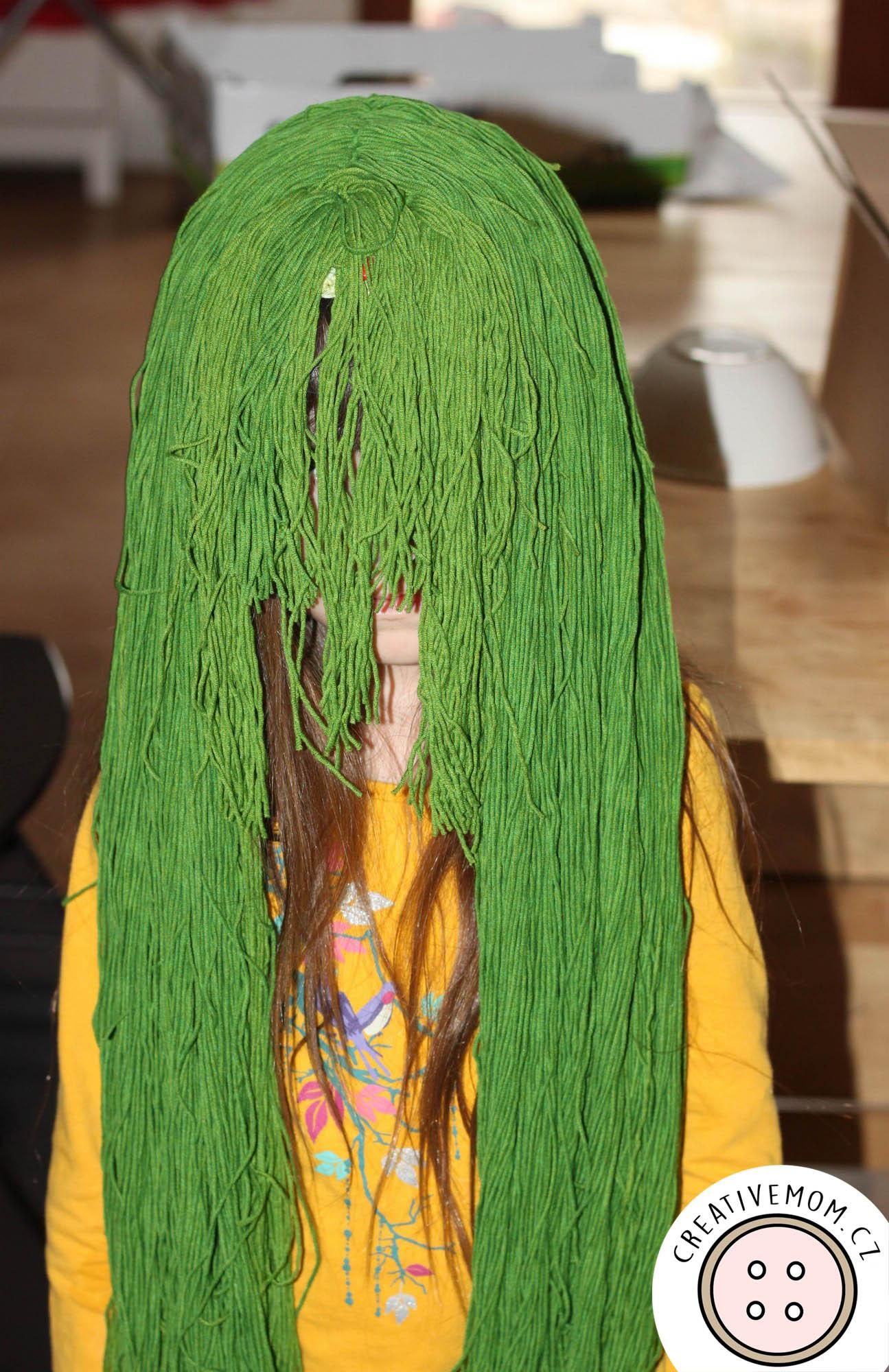 How to Make Yarn Wig Te Fiti Costume 6 Steps (with Pictures