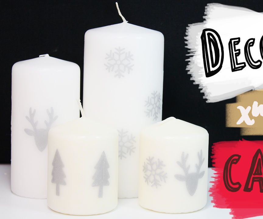 Decorate Christmas Candles